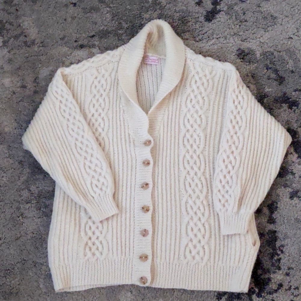 *FINAL PRICE* Nonia Handmade Newfoundland Cable Knit Sweater